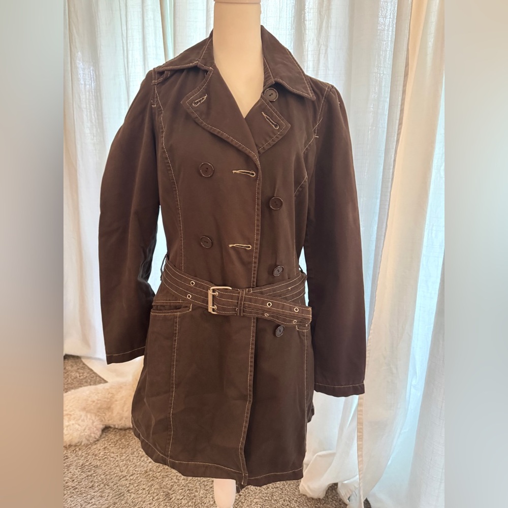 Sanctuary Chocolate Brown Trench Coat